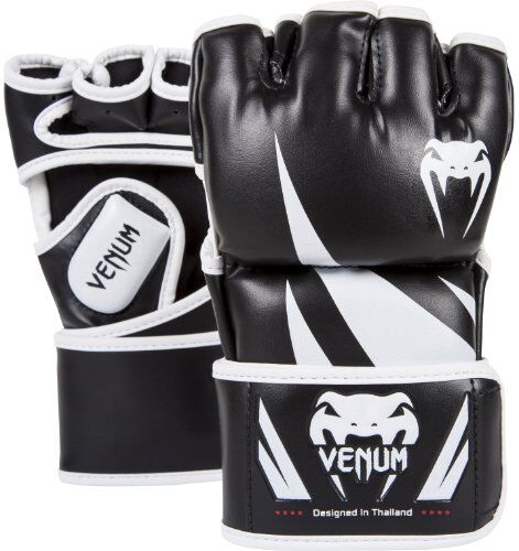 VENUM Challenger, Guanti MMA Unisex, Nero/Bianco, M