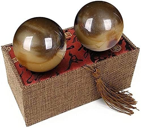 Generic Sfere baoding palline cinesi Baoding palla Palla cinese di pallamano per la salute/palla di meditazione cinese per la salute/palla per massaggio fitness(Color:d)