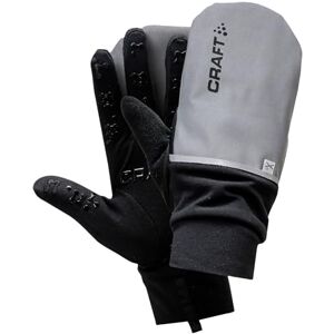 craft Hybrid Weather Guanti da corsa caldi, unisex, per adulti, argento/nero, taglia: XL (taglia produttore: 11 XL) craft Hybrid Weather Guanti da corsa caldi, unisex, per adulti, argento/nero, taglia: XL (taglia produttore: 11 XL)