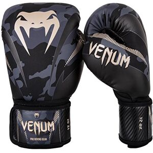 VENUM Impact, Guanti da Boxe Uomo, Camo Scuro/Sabbia, 14oz VENUM Impact, Guanti da Boxe Uomo, Camo Scuro/Sabbia, 14oz