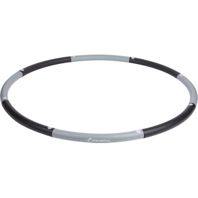 Energetics Hula Hoop Ring, Cerchi per Il Fitness Unisex Adulto, Black/Grey, 3 Energetics Hula Hoop Ring, Cerchi per Il Fitness Unisex Adulto, Black/Grey, 3