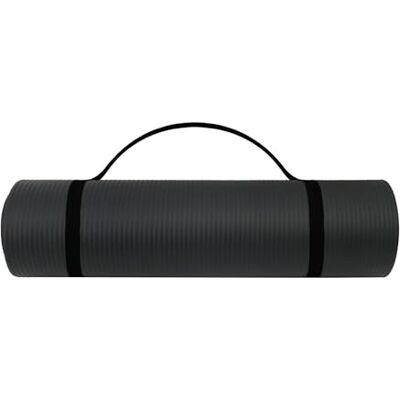 Endless NBR Black Yoga Mat Comfortable & Durable Gymnastic Mat Non-slip phthalate tested Size: 183 * 61cm, 1cm Thick Color:Black NBR Foam Exercise, Yoga, Pilates and Workouts Endless NBR Black Yoga Mat Comfortable & Durable Gymnastic Mat Non-slip phthalate tested Size: 183 * 61cm, 1cm Thick Color:Black NBR Foam Exercise, Yoga, Pilates and Workouts