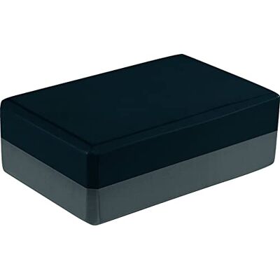 Blocco yoga Deuser - Nero/Grigio - EVA riciclabile - Stabile - 121004S Blocco yoga Deuser - Nero/Grigio - EVA riciclabile - Stabile - 121004S
