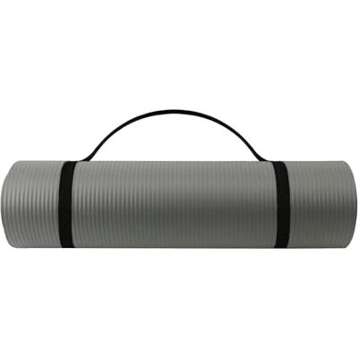 Endless NBR Grey Yoga Mat Comfortable & Durable Gymnastic Mat Non-slip phthalate tested Size: 183 * 61cm, 1cm Thick Color:Grey NBR Foam Exercise, Yoga, Pilates and Workouts Endless NBR Grey Yoga Mat Comfortable & Durable Gymnastic Mat Non-slip phthalate tested Size: 183 * 61cm, 1cm Thick Color:Grey NBR Foam Exercise, Yoga, Pilates and Workouts
