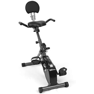 Ultrasport Cyclette reclinabile per anziani, Con altezza d’ingresso ridotta, otto livelli di difficoltà, computer allenamento, certificato base a GS, CE e EN957, confortevole imbottitura Ultrasport Cyclette reclinabile per anziani, Con altezza d’ingresso ridotta, otto livelli di difficoltà, computer allenamento, certificato base a GS, CE e EN957, confortevole imbottitura
