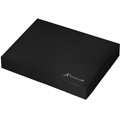 ProsourceFit Exercise Balance Pad – Non-Slip Cushioned Foam Mat & Knee Pad for Fitness And Stability Training, Yoga, Physical Therapy 15.5”x12.75”, Black ProsourceFit Exercise Balance Pad – Non-Slip Cushioned Foam Mat & Knee Pad for Fitness And Stability Training, Yoga, Physical Therapy 15.5”x12.75”, Black