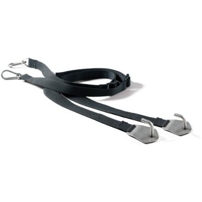 Finis , TMP PRO Gutter Strap Unisex-Adulto, Nero-Nero Finis , TMP PRO Gutter Strap Unisex-Adulto, Nero-Nero