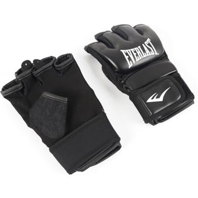 Everlast Guanti MMA Core Everstrike (S) neri per colpitori e sparring, pannelli flessibili, nocche imbottite in schiuma e doppia chiusura a compressione – Originale Everlast Guanti MMA Core Everstrike (S) neri per colpitori e sparring, pannelli flessibili, nocche imbottite in schiuma e doppia chiusura a compressione – Originale