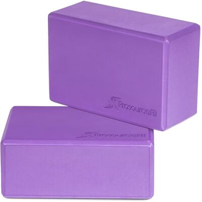 ProsourceFit Foam Yoga Blocks, High Density Eva Yoga Bricks 4”x 6” x 9” (Set of 2) ProsourceFit Foam Yoga Blocks, High Density Eva Yoga Bricks 4”x 6” x 9” (Set of 2)