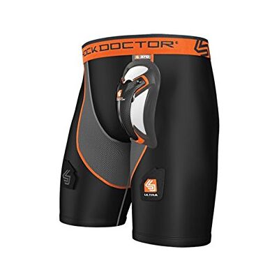 Shock Doctor 370 Compressione Hockey Short with Ultra Carbon Flex Cup Grigio – Grande Shock Doctor 370 Compressione Hockey Short with Ultra Carbon Flex Cup Grigio – Grande