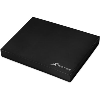 ProsourceFit Exercise Balance Pad – Large Cushioned Non-Slip Foam Mat & Knee Pad for Fitness, Stability Training, Physical Therapy, Yoga 15"x19", Black ProsourceFit Exercise Balance Pad – Large Cushioned Non-Slip Foam Mat & Knee Pad for Fitness, Stability Training, Physical Therapy, Yoga 15"x19", Black