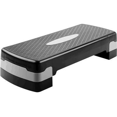 TechFit Stepper Fitness Aerobica Regolabile Casa e Palestra, Piattaforma con Superficie Antiscivolo, Altezza 10/15 cm, Gambe in Gomma Antiscivolo, Capacità di Carico 120 Kg, 68x28 cm TechFit Stepper Fitness Aerobica Regolabile Casa e Palestra, Piattaforma con Superficie Antiscivolo, Altezza 10/15 cm, Gambe in Gomma Antiscivolo, Capacità di Carico 120 Kg, 68x28 cm