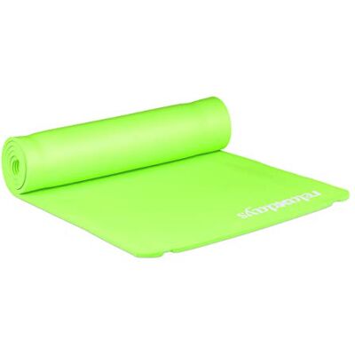 Relaxdays Tappetino da Yoga, 1 cm, Tappeto da Fitness, Accessori per Pilates e Aerobica, Sport, LxP: 60 x 180 cm, Verde Relaxdays Tappetino da Yoga, 1 cm, Tappeto da Fitness, Accessori per Pilates e Aerobica, Sport, LxP: 60 x 180 cm, Verde