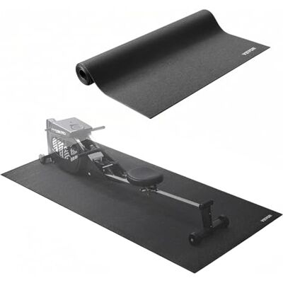 VEVOR Tappetino per Attrezzi da Esercizio, per Pavimenti in Moquette, Tappetino per Bicicletta Stazionarie, Protezione Impermeabile Antiscivolo per Palestra Domestica, 760 x 1820 x 6 mm VEVOR Tappetino per Attrezzi da Esercizio, per Pavimenti in Moquette, Tappetino per Bicicletta Stazionarie, Protezione Impermeabile Antiscivolo per Palestra Domestica, 760 x 1820 x 6 mm