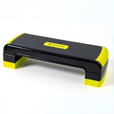 BILDER Step per Allenamento Aerobico, Stepper Fitness Casa e Palestra Antiscivolo, Altezza Regolabile, Pedana Ideale per Migliorare Forza e Coordinazione, Capacità di Carico 150kg, Esercizi Home Gym BILDER Step per Allenamento Aerobico, Stepper Fitness Casa e Palestra Antiscivolo, Altezza Regolabile, Pedana Ideale per Migliorare Forza e Coordinazione, Capacità di Carico 150kg, Esercizi Home Gym