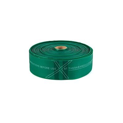 Theraband CLX Fascia di resistenza senza lattice, pilates, palestra domestica, HIIT, fisioterapia, attrezzature per la riabilitazione e il fitness, 22 metri, verde, pesante Theraband CLX Fascia di resistenza senza lattice, pilates, palestra domestica, HIIT, fisioterapia, attrezzature per la riabilitazione e il fitness, 22 metri, verde, pesante