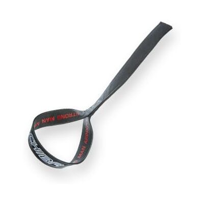 Rio Trainingshilfe Strongman Powerstrap- Fascia da polso per sollevamento pesi, colore nero, taglia unica Rio Trainingshilfe Strongman Powerstrap- Fascia da polso per sollevamento pesi, colore nero, taglia unica