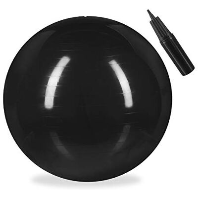 Relaxdays Gymnastikball, Palla da Ginnastica, Fitness, Yoga e Pilates, da Ufficio, con Pompa ad Aria, Ø 65 cm, Verde Unisex Adulto Relaxdays Gymnastikball, Palla da Ginnastica, Fitness, Yoga e Pilates, da Ufficio, con Pompa ad Aria, Ø 65 cm, Verde Unisex Adulto