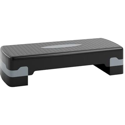 Ultrasport Step Fitness per Aerobica I Stepper Fitness Casa I Antiscivolo, Regolabile su 2 Altezze I Step Palestra, Stepboard, Stepbench 68 x 28 cm, Grigio Ultrasport Step Fitness per Aerobica I Stepper Fitness Casa I Antiscivolo, Regolabile su 2 Altezze I Step Palestra, Stepboard, Stepbench 68 x 28 cm, Grigio