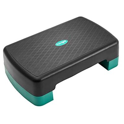 Yes4All Aerobic Step Platform with Adjustable Risers for Home Gym Fitness Workout Neo Green Yes4All Aerobic Step Platform with Adjustable Risers for Home Gym Fitness Workout Neo Green