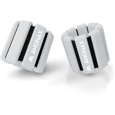 Amonax Pesi per Caviglie e Polsi Fitness per Donna e Uomo, Coppia 0,5kg/1kg Per Esercizi di Allenamento Muscolare, Pilates e Nuoto; Pesi per Caviglie e Polsi Adatti agli Esercizi di Yoga e Danza Amonax Pesi per Caviglie e Polsi Fitness per Donna e Uomo, Coppia 0,5kg/1kg Per Esercizi di Allenamento Muscolare, Pilates e Nuoto; Pesi per Caviglie e Polsi Adatti agli Esercizi di Yoga e Danza