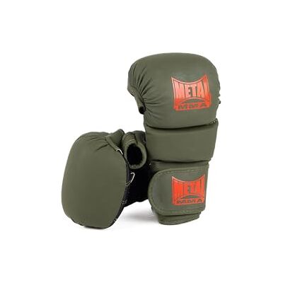 METAL BOXE The Shell Guanti per sparring e MMA, taglia S, verde oliva METAL BOXE The Shell Guanti per sparring e MMA, taglia S, verde oliva