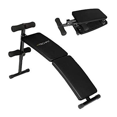 TechFit Power 100 Panca da Allenamento Nera, Panca Palestra Multifunzione con Altezza Regolabile per Esercizi di Sollevamento Pesi e Tonificazione a Casa TechFit Power 100 Panca da Allenamento Nera, Panca Palestra Multifunzione con Altezza Regolabile per Esercizi di Sollevamento Pesi e Tonificazione a Casa