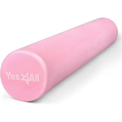 Yes4All Foam Roller Rullo In Schiuma Ultra Leggero In EVA Ad Media Densità Lungo 30/45/61/91 CM Per Schiena, Gambe, Allenamenti, Palestra, Pilates, Fitness, Yoga Yes4All Foam Roller Rullo In Schiuma Ultra Leggero In EVA Ad Media Densità Lungo 30/45/61/91 CM Per Schiena, Gambe, Allenamenti, Palestra, Pilates, Fitness, Yoga
