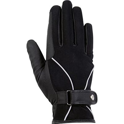 HKM Classico Guanti, Nero, XS Unisex-Adulto HKM Classico Guanti, Nero, XS Unisex-Adulto