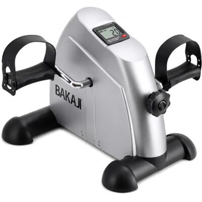 BAKAJI Pedaliera Allenamento Braccia Gambe Cyclette Cycle Bike Ginnastica Passiva Esercizio Fitness Riabilitazione Anziani BAKAJI Pedaliera Allenamento Braccia Gambe Cyclette Cycle Bike Ginnastica Passiva Esercizio Fitness Riabilitazione Anziani