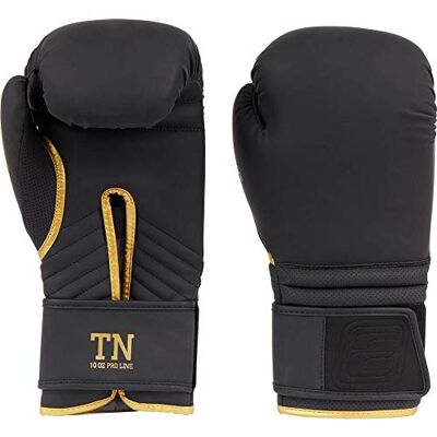 Energetics Box-Handschuh Pu TN, Guanti Unisex Adulto, Oro Nero, 12 Energetics Box-Handschuh Pu TN, Guanti Unisex Adulto, Oro Nero, 12