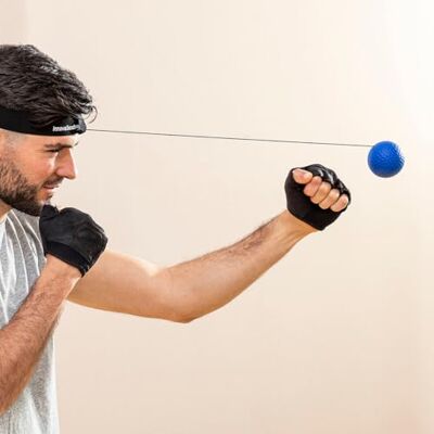 InnovaGoods ® Set di palline per addestramento e riflessi Balxing, migliora la coordinazione e l'agilità, design compatto e leggero, ideale per lo sport. InnovaGoods ® Set di palline per addestramento e riflessi Balxing, migliora la coordinazione e l'agilità, design compatto e leggero, ideale per lo sport.