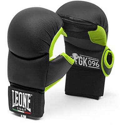 Leone Guanti Fit Karate, Unisex – Adulto, Nero, S, Leone Guanti Fit Karate, Unisex – Adulto, Nero, S,