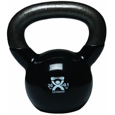 Cando Kettlebell, 9 Kg, Nero Cando Kettlebell, 9 Kg, Nero
