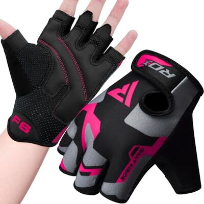 RDX Guanti Palestra Sollevamento Pesi Fitness, Antiscivolo Imbottito Presa Protezione, Elastico Traspirante, Powerlifting Bodybuilding Forza Allenamento Ciclismo Calisthenics Gloves, Uomo Donna RDX Guanti Palestra Sollevamento Pesi Fitness, Antiscivolo Imbottito Presa Protezione, Elastico Traspirante, Powerlifting Bodybuilding Forza Allenamento Ciclismo Calisthenics Gloves, Uomo Donna