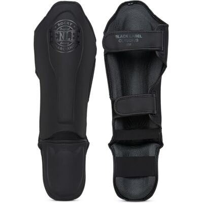 BENLEE Rocky Marciano Unisex – Adulto Black Label Claudius Artificial Leather Shinn Step Guards, S/M BENLEE Rocky Marciano Unisex – Adulto Black Label Claudius Artificial Leather Shinn Step Guards, S/M
