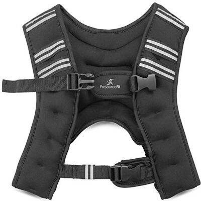 ProsourceFit Exercise Weighted Training Vest 8lb, black ProsourceFit Exercise Weighted Training Vest 8lb, black
