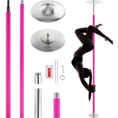 VEVOR Bastone da ballo professionale, kit di bastoncini da ballo statici per spinning, palo portatile rimovibile, palo in acciaio inossidabile resistente da 45 mm, asta fitness regolabile in altezza VEVOR Bastone da ballo professionale, kit di bastoncini da ballo statici per spinning, palo portatile rimovibile, palo in acciaio inossidabile resistente da 45 mm, asta fitness regolabile in altezza