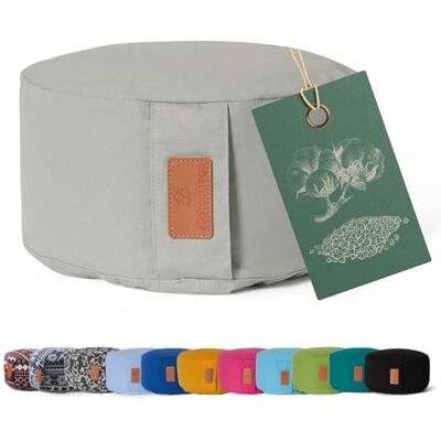 DoYourYoga - Vishnu - Grigio - 30x30x15 cm - Yoga bolster DoYourYoga - Vishnu - Grigio - 30x30x15 cm - Yoga bolster