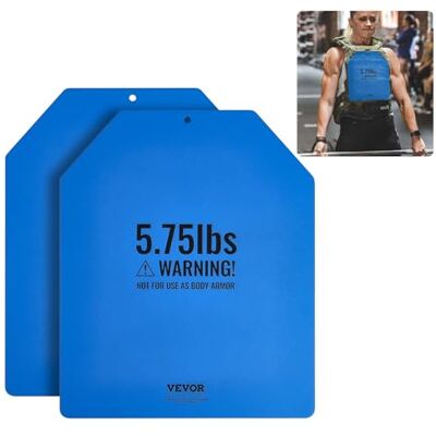 VEVOR Set di Dischi 2 pz Peso per Gilet Zavorrato, Dischi di Peso per Giubbotti Zavorrati 2 x 2,6 kg, Allenamento di Forza Corsa Fitness Cross-Training, Peso Aggiuntivo per Resistenza, Palestra VEVOR Set di Dischi 2 pz Peso per Gilet Zavorrato, Dischi di Peso per Giubbotti Zavorrati 2 x 2,6 kg, Allenamento di Forza Corsa Fitness Cross-Training, Peso Aggiuntivo per Resistenza, Palestra