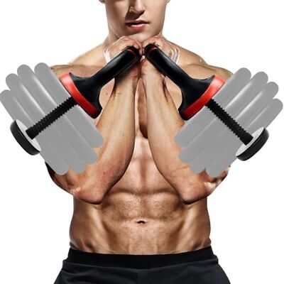 Yes4All PH2C Impugnatura regolabile per Kettlebell, convertitore di piastre per pesi, rosso coppia Yes4All PH2C Impugnatura regolabile per Kettlebell, convertitore di piastre per pesi, rosso coppia