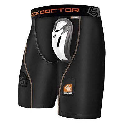 Shock Doctor 362 Compressione Hockey Short with Bioflex Cup Nero – XXL Shock Doctor 362 Compressione Hockey Short with Bioflex Cup Nero – XXL