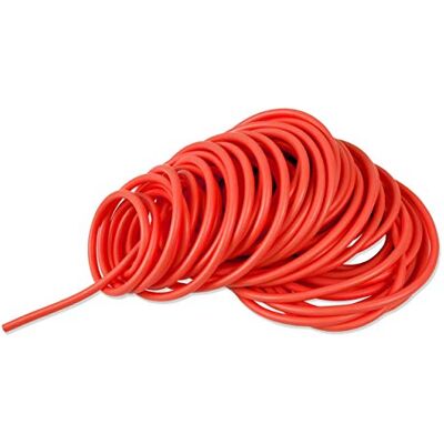 GIMA Matassa Tubo Latex, 25 m x 2.5 mm, Medio, Rosso GIMA Matassa Tubo Latex, 25 m x 2.5 mm, Medio, Rosso