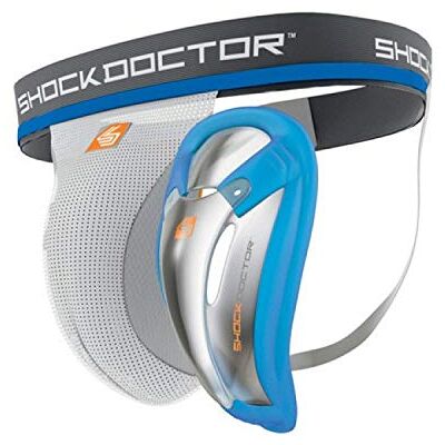 Shock Doctor Giovani Sospensorio Sospensorio con Bioflex, Ragazzo, Tiefschutz Suspensorium mit Bioflex Cup, Bianco Shock Doctor Giovani Sospensorio Sospensorio con Bioflex, Ragazzo, Tiefschutz Suspensorium mit Bioflex Cup, Bianco