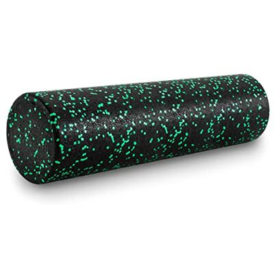 ProsourceFit High Density Foam Rollers 24 inches long, Firm Full Body Athletic Massage Tool for Back Stretching, Yoga, Pilates, Post Workout Muscle Recuperation, Black/Green ProsourceFit High Density Foam Rollers 24 inches long, Firm Full Body Athletic Massage Tool for Back Stretching, Yoga, Pilates, Post Workout Muscle Recuperation, Black/Green