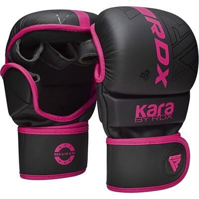 RDX Guanti MMA per Arti Marziali Grappling Allenamento, Maya Hide Cuoio Kara Sparring Guantoni per Kickboxing, Muay Thai, Combattimento in Gabbia, Sacchi Pugilato, Sacco da Boxe RDX Guanti MMA per Arti Marziali Grappling Allenamento, Maya Hide Cuoio Kara Sparring Guantoni per Kickboxing, Muay Thai, Combattimento in Gabbia, Sacchi Pugilato, Sacco da Boxe