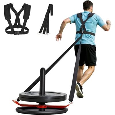 VEVOR Slitta con Pesi, Compatibile con Dischi da 51 mm Slitta per Allenamento di Forza e Forza per Esercizi Atletici, Attrezzatura per Allenamento Fitness con Imbracatura, Arancione e Nero VEVOR Slitta con Pesi, Compatibile con Dischi da 51 mm Slitta per Allenamento di Forza e Forza per Esercizi Atletici, Attrezzatura per Allenamento Fitness con Imbracatura, Arancione e Nero