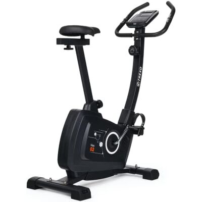 TREXO Hex Cyclette Ellittica Stazionaria con Computer Funzionale Cyclette solo Pedali con Sistema di Resistenza Magnetica Cyclette da Casa con Struttura Stabile e Volano da 4kg Nera 02 TREXO Hex Cyclette Ellittica Stazionaria con Computer Funzionale Cyclette solo Pedali con Sistema di Resistenza Magnetica Cyclette da Casa con Struttura Stabile e Volano da 4kg Nera 02