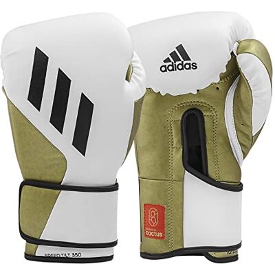 Adidas - SPD350VTG - Bianco Oro - 16 oz - Guantoni boxe Adidas - SPD350VTG - Bianco Oro - 16 oz - Guantoni boxe