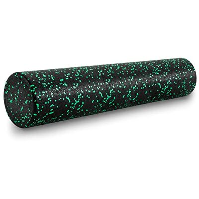 ProSource Fit High Density Foam Rollers 36 inches long, Firm Full Body Athletic Massage Tool for Back Stretching, Yoga, Pilates, Post Workout Muscle Recuperation, Black/Green ProSource Fit High Density Foam Rollers 36 inches long, Firm Full Body Athletic Massage Tool for Back Stretching, Yoga, Pilates, Post Workout Muscle Recuperation, Black/Green